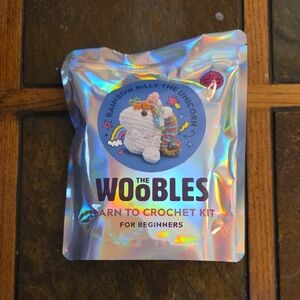 The Woobles Rainbow Billy the Unicorn Crochet Kit